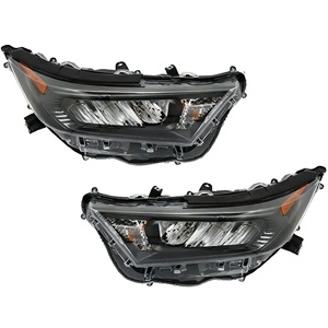 เหมาะสำหรับ Toyota Rongfang Rav42019-2022ชุดไฟหน้ารุ่น US กรอบสีดำ312-11be - Product Image 3