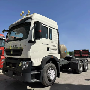 รถหัวลากซิโนทรัค HOWO Tx รุ่น Cnhtc รถบรรทุกหนัก 440 แรงม้า 6X4 LNG สำหรับขายในเอเชียกลาง - Product Image 6