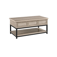 Table basse carrée en bois au Design moderne, meubles de Style rétro parfait