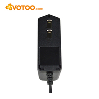 Adaptador de Corriente de Pared AC/DC 10W 5V 2A, ABS, Cable de 1m, DOE VI CE UKCA, para Luces LED de Árbol de Navidad, Enchufe US EU UK AU, Fabricante OEM