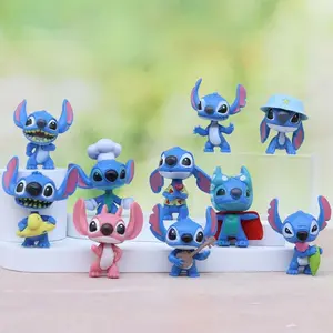 Lovely Cartoon Monster Action Figure PVC 3D Car Party Birthday Cake Accessories Decoration Kids Gifts Action Figures Custom