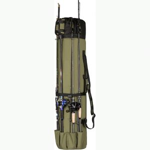 Mochila de pesca con soporte para cañas, impermeable, con correas de hombro ocultas, muestra gratuita. - Product Image 6
