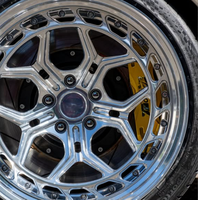 Rines de Lujo Forjados de 2 Piezas con Diseño de Malla Personalizada de 19, 20, 21, 22, 23 y 24 Pulgadas, 5X130 5X112, con Logotipo Personalizado para Cayenne A6
