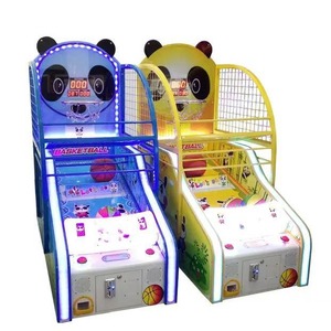 Phổ biến nhất trẻ em trong nhà bóng rổ Arcade máy 6 + năm vui vẻ trò chơi thể thao đồng xu thanh toán kim loại bảng vật liệu 1 năm - Product Image 2