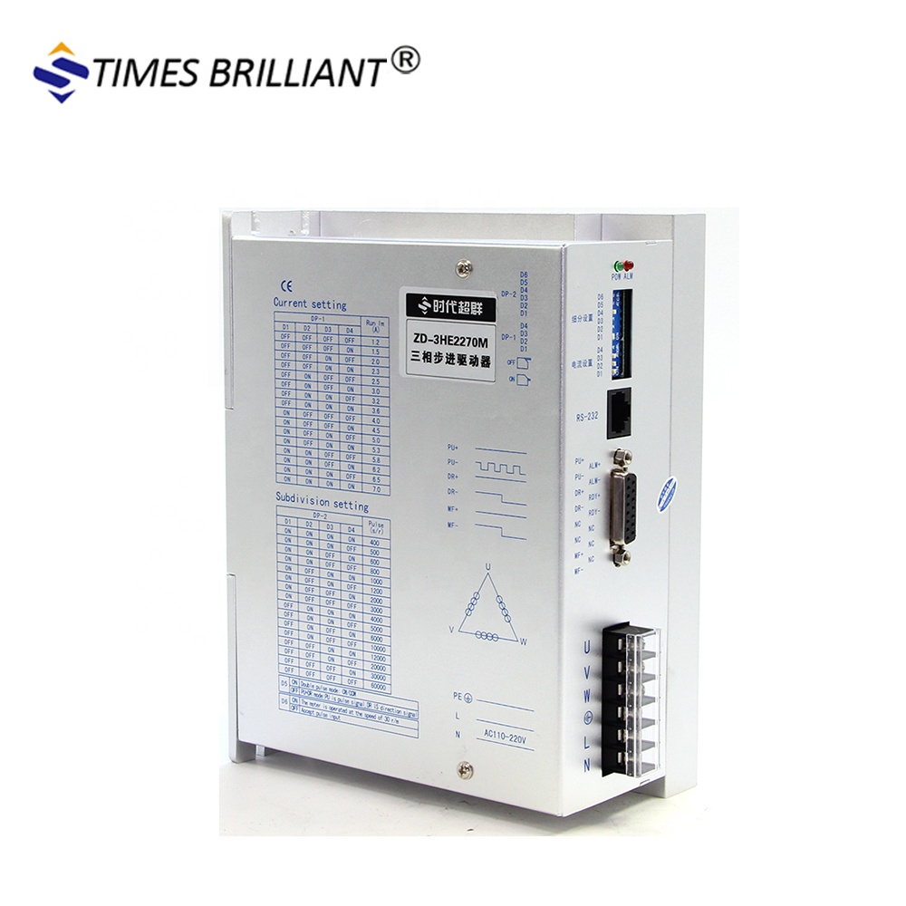 3 фазы 7A драйвер для шаговый двигатель nema 42 (Национальная ассоциация владельцев электротехнических 52 220V гибридный цифровой Драйвер шагового двигателя