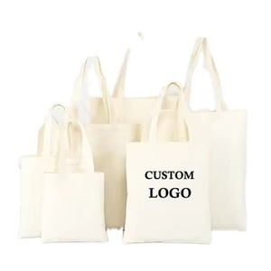 Wholesale Personalized <b>Plain</b> Tote Bag Custom Logo Cotton <b>Canvas</b> Shopping Bag Sublimation Blank <b>Canvas</b> Tote Bags - Product Image 1
