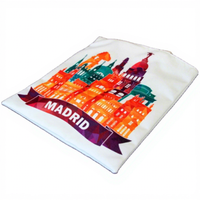 Sac de voyage en toile tissée avec logo personnalisé, souvenir de Madrid, Espagne