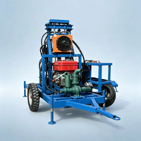 Máquina Perforadora de Pozos de Agua Móvil LY150 con Motor Diésel para Proyectos Rurales en África, Riego de Campos Agrícolas y Perforación de Pozos de Agua Potable