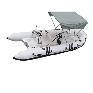Новый дизайн, большая надувная лодка из стеклопластика 520 с гипалоном/пневматической трубкой высокого давления из ПВХ