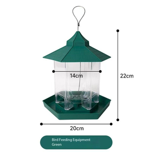 Mangeoire à graines pour oiseaux sauvages pour balcon suspendu pour oiseaux - Product Image 6