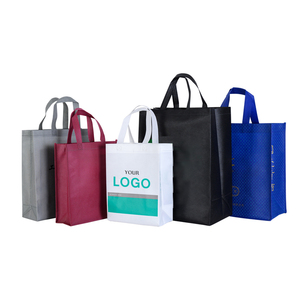 Ot-bolsa de compras de alta calidad con logotipo personalizado, tejido laminado ecológico no bolso de mano, promoción - Product Image 5