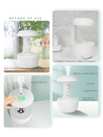Portable Usb Air Anti Gravité Goutte D'eau Humidificateur 500ml H2o Antigravité Humidificateur Aroma Huile Essentielle Anti-gravité Diffuseur