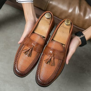 Zapatos de Vestir Retro de Diseñador para Hombre, Mocasines con Lentejuelas, Casuales de Negocios, Parte Superior de PU, Otoño, Estilo Dreamy Stark, Gran Venta - Product Image 4