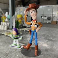 Fábrica personalizada dibujos animados anime personaje diseño escultura familia estatua Sheriff Woody Buzz año luz Toy Story
