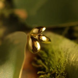 Fashion <b>Rings</b> 316L Stainless Steel PVD Gold Plating Sustainable Resistant Design - Product Image 3