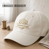 Casquette de baseball personnalisée avec logo brodé en relief, mélange polyester-coton, vente en gros, unisexe, réglable, style streetwear