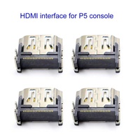 Pièces de rechange pour console, prise HD, pièces de réparation en métal, argent, marque hyt