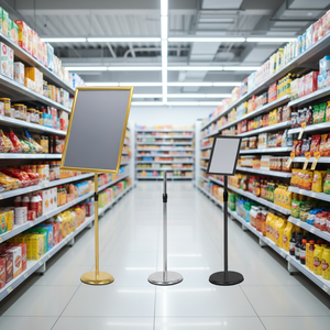 HOOKEI Étagère Flottante Moderne en Métal, Présentoir à Vêtements, Design Amovible, Finition Thermolaquée, Autoportante pour Intérieur/Extérieur - Product Image 3