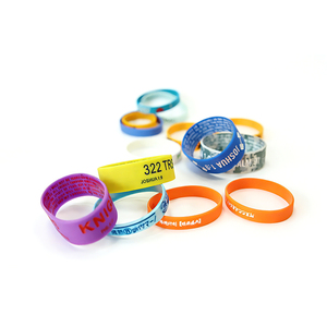 Braccialetto Personalizzato Fluorescente, Cinturino da Polso in Silicone, Portachiavi in Silicone, Braccialetti in Silicone con Logo Personalizzato - Product Image 4