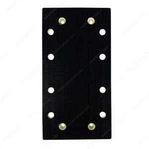 93x175mm gancio corto a 12 fori <span class=keywords><strong>per</strong></span> supporto in <span class=keywords><strong>Velcro</strong></span> con Base di media durezza in alluminio levigatura piastra <span class=keywords><strong>levigatrice</strong></span> viti gruppo OEM - Product Image 4