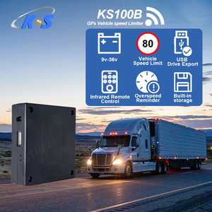 KS100B GPS автомобильный ограничитель скорости со светодиодным дисплеем инфракрасный пульт дистанционного управления и сигнал тревоги для хранения данных - Product Image 5