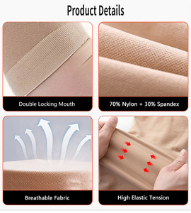 Chaussettes de compression médicale 20-30 mmHg du fabricant, hauteur genou, respirantes, douces, anti-fatigue, favorisant la circulation, anti-embolie - Product Image 3
