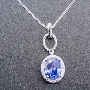 Anillo de Tanzanita Ovalada de Alta Calidad con Baño de Rodio, Gran Venta - Product Image 6