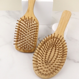 Brosse à <span class=keywords><strong>cheveux</strong></span> en bambou éco-responsable à label privé, best-seller, brosse antistatique, massage du cuir chevel, peigne à coussin d'air - Product Image 6