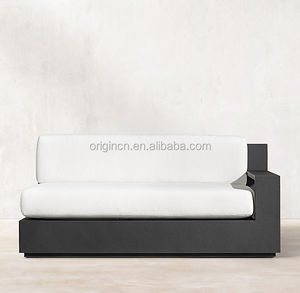 Meubles de jardin modernes en aluminium, coussins épais, chaise longue inclinable, canapés - Product Image 2