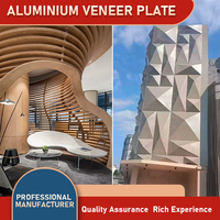 Revêtement mural en panneaux d'aluminium de haute qualité pour l'extérieur des bâtiments