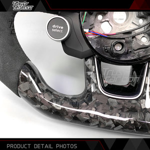 Volant et pièces intérieures de voiture en fibre de carbone forgée sur mesure, style sport pour <span class=keywords><strong>Audi</strong></span> A3 A5 S3 S4 A4 RS3 RS5 RS4 - Product Image 5