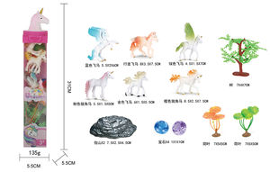 Küçük hayvan figürleri çeşitli ucuz minik plastik oyuncak hayvan kare <span class=keywords><strong>PET</strong></span> tüp - Product Image 6