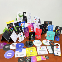 Meja Display Kustom Qr Nfc untuk Ulasan Google, Stand Meja Nfc untuk Ulasan