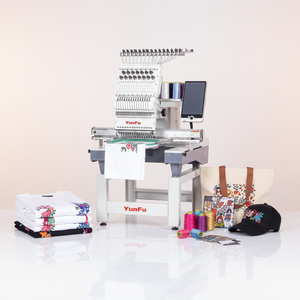 Machine à broder automatique informatisée à tête unique avec roulement et <span class=keywords><strong>moteur</strong></span> pour usage domestique et vente au détail (vente en gros) - Product Image 1