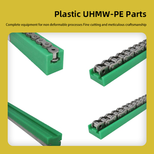 Chất Lượng Cao Màu Xanh Lá Cây Giá Rẻ Chịu Nhiệt Độ Cao <span class=keywords><strong>UHMWPE</strong></span> Nhựa Hướng Dẫn Đường Sắt - Product Image 5