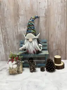 BPJ क्रिसमस हस्तनिर्मित फेसलेस उम्दा हस्त भरवां गनोम क्रिसमस के गहने सांता गुड़िया एल्फ सजावट क्रिसमस Gnome