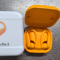 Earbud Nirkabel Open-Ear dengan Kontrol Sentuh ENC 5.3, Tahan Air IPX5, Indikator LED, Chipset BK, Waktu Putar 10-15 Jam, Aman