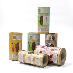 Pellicola in Rotolo Personalizzata per Alimenti con Finitura Lucida, Alta Barriera, per Confezionamento di Blocchi di Cioccolato Fondente 180g - Product Image 4