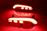 RoadRage LED Drl Arka Tampon Reflektör Işık Fren Lambası Arka Lambaları Sürüş Sis Lambası Hyundai I20 2015 2016 2017 için