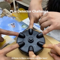 Détecteur de mensonge de choc électrique miniature jouet personne entière décompression fête doigt jeu en gros pour les générations masques drôles