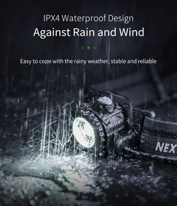 Linterna Frontal Nextorch <span class=keywords><strong>MyStar</strong></span> R Focus de 760 Lúmenes, Recargable, con Doble Fuente de Alimentación, para Caza, Camping, Minería y Seguridad - Product Image 6