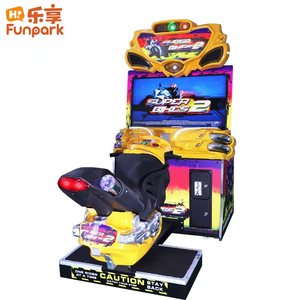 Macchina da Gioco Arcade Moto da Corsa Plug and Play, Simulatore di Motocicletta a Moneta per Sale Giochi Moderne - Product Image 3