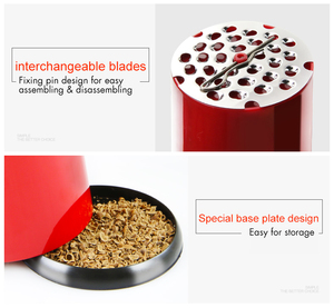 Râpe à fromage manuelle multifonctionnelle en plastique, zester, râpeuse pour <span class=keywords><strong>parmesan</strong></span> et râpage de chocolats rotatifs - Product Image 4