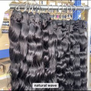 Venta al por mayor sin procesar crudo indio camboyano birmano vietnamita extensiones de cabello Natural ondulado indio ondulado rizado suelto rizado - Product Image 6
