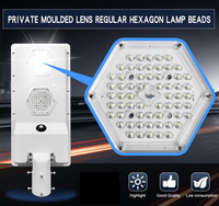 Lampadaire Solaire LED Monocristallin Tout-en-un 300W IP65 en Aluminium, Allumage Crépusculaire, pour Routes Rurales, Fermes, Allées, Faible MOQ et LOGO Personnalisé