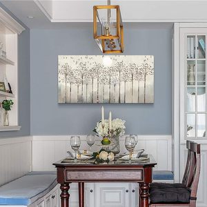 Vải Acrylic Tường Trừu Tượng Nghệ Thuật Làm Bằng Tay Khung-Kích Thước Lớn 12-Màu Hiện Đại Trang Trí Nội Thất Cho Phòng Khách Nhà Bếp Văn Phòng Phòng Ngủ - Product Image 3