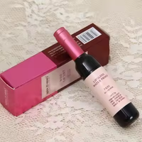 Vente en gros 6 couleurs mat bouteille de vin brillant à lèvres teinte à lèvres liquide rouge à lèvres eau mate organique coréen joue et lèvre teinte