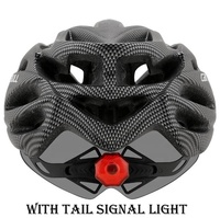 Avec feu arrière amovible pare-soleil amovible vtt vélo de route hommes femmes casques de cyclisme pour adultes