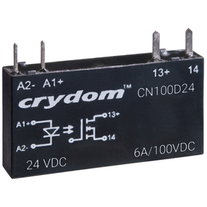 Relé de Estado Sólido CN100D05 SPST-NO 6A 0-100V, Especialmente Diseñado para Relés de Estado Sólido - Product Image 1