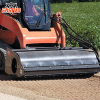 Produit Offre Spéciale Rouleau vibrant à tambour rembourré lisse pour Skid Steer